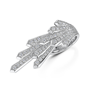 Cosmic Diamond Starburst Dress Ring 140cts