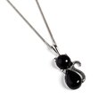 Click to view product details and reviews for Cute Cat Necklace In Cherry Amber Silver Cherry 16 42cm.
