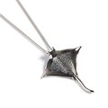 Click to view product details and reviews for Manta Ray Stingray Necklace In Silver 16 42cm.
