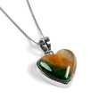 Click to view product details and reviews for Small Serpentinite Heart Shaped Necklace Natural Designer Gemstone 16 40cm.