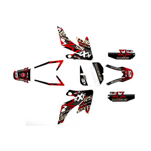 M2r Kxf125 Pit Bike Red Sticker Kit 2020 Onwards