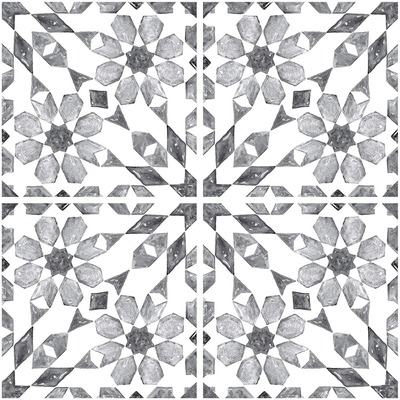 In Home Peel and Stick Backsplash Tiles 4 Piece Catalan Fine Decor NH2961