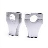 Click to view product details and reviews for Pit Bike Silver Fat Bar Slotted Clamps 28mm.