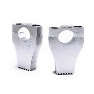 Pit Bike Silver Fat Bar Slotted Clamps 28mm Pit Bike Silver Fat Bar Slotted Clamps 28mm