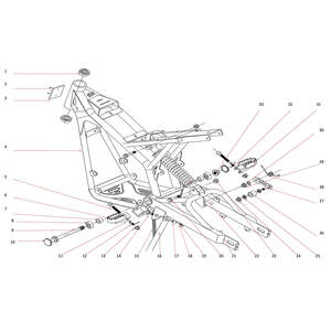 Funbikes Mxr1500 Electric Dirt Bike Rear Swing Arm