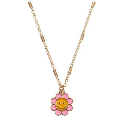 Flower Power Necklace - Pink