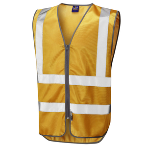 Leo W35 Commodore Reflective Zipped Waistcoat