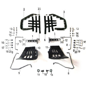 Xtrax Sport 150cc Quad Bike Lhs Foot Rest Bracket