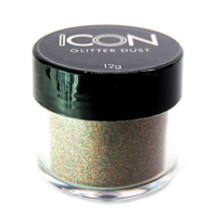 Cuccio Icon Glitter Dust - Standard Gunmetal 008 Hex