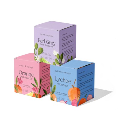 Premium Tea Trio Squidge Selection - 3 Boxes Of Premium Tea