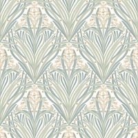 Elegance Bellflower Wallpaper Cream / Sage Muriva M66124