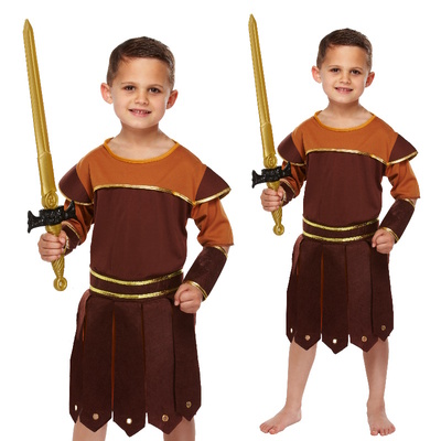 Roman Soldier World Book Day Fancy Dress Costume Age 10-12 Years