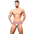 Andrew Christian Almost Naked Heather Grey Tagless Fly Brief 92904