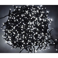 LED Cluster Lights with Timer - Cool White