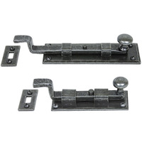 From The Anvil Cranked Knob Bolt (4" or 6"), Pewter - 33721  PEWTER - 6"