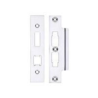 Zoo Hardware Face Plate And Strike Plate Accessory Pack For Horizontal Lock, Polished Chrome - ZLAP16BCP POLISHED CHROME