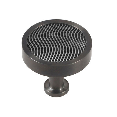Finesse Immix Spiral Cabinet Knob (40mm Diameter), Graphite - IMX3006-GR GRAPHITE