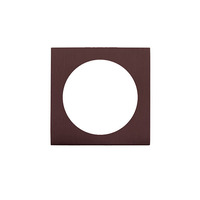 Zoo Hardware Spare Screw On Rose Pack (For ZPZ Turn & Release), Etna Bronze - ZPZSQSRT-ETB ETNA BRONZE