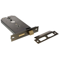 Atlantic Horizontal Bathroom Lock (6 Inch), Urban Dark Bronze - ALKHZBUDB URBAN DARK BRONZE - 6 INCH