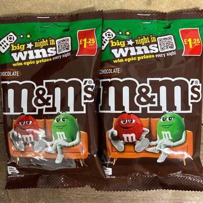 4x M&M’s Milk Chocolate Bites Share Bags (4x82g)