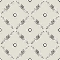 Blomstermala Leaf Trellis Wallpaper Black White Monochrome Galerie 51021