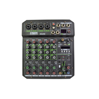 Compact 6 Channel Mixer with DSP Effects, MP3 Player and Bluetooth