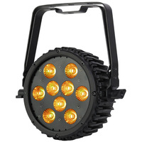 Slim LED Par Can 5 x 10W RGBWA LEDs 25 Degree Beam Angle