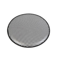 18" Metal Speaker Grille Black PVC Trim