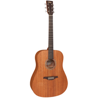Vintage V501 Dreadnought Acoustic Series Guitar - Satin Mahogany