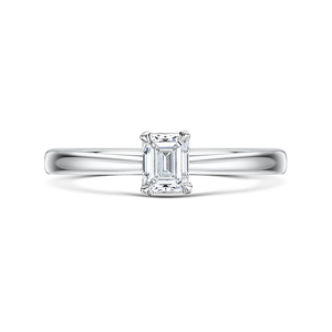 Honour Emerald Cut Diamond Ring 042cts
