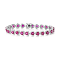 Click to view product details and reviews for Ruby Diamond Bracelet 1261cts.