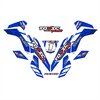 Click to view product details and reviews for Funbikes Toxic V2 Mini Quad Blue Sticker Kit.