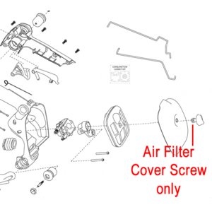 Mitox Chainsaw Air Filter Cover Screw Miyd360500 2