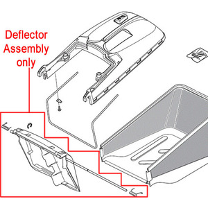 Mountfield Deflector Assembly Black 381008081 2