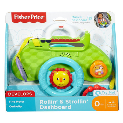 Fisher-Price Rolling And Strolling Dashboard Activity Toy