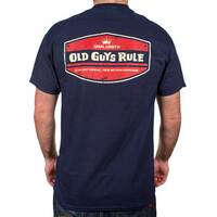 Old Guys Rule Tee - Local Legend, Navy, XXL