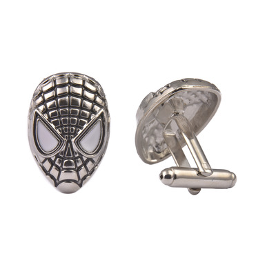 Spiderman Silver Cufflinks