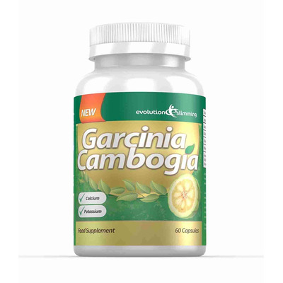 Garcinia Cambogia 1000mg 60% HCA with Potassium and Calcium - 1 Bottle (60 Capsules)