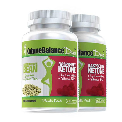KetoneBalance Duo with Raspberry Ketones & Green Coffee Extract - 2 Month Supply