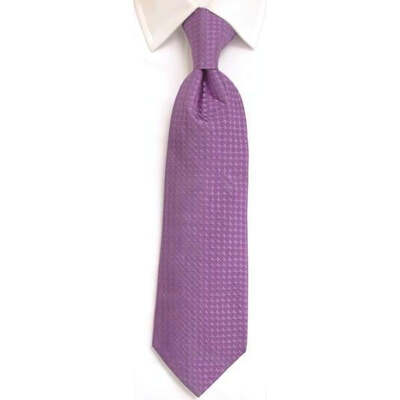 Handmade Mauve Plain Silk Tie - 1+