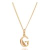 This Is Me 'G' Alphabet Necklace - Gold
