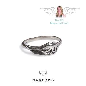 Angel Wing Ring In Silver R