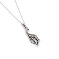 Click to view product details and reviews for Giraffe Necklace In Silver 16 42cm.