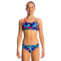 Funkita Girls Racerback Two Piece Bikini Set