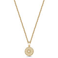 Click to view product details and reviews for Rox Boho Gold Vermeil Plated Disc Pendant.