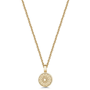 Rox Boho Gold Vermeil Plated Disc Pendant