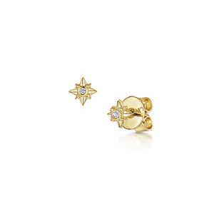 Rox Celestial Gold Vermeil Plated Star Stud Earrings