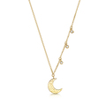 Click to view product details and reviews for Rox Celestial Gold Vermeil Plated Moon And Drop Pendant.