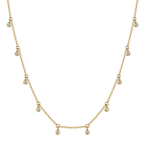 Rox Celestial Gold Vermeil Plated Droplet Pendant