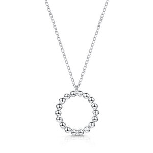Rox Orbit Beaded Circle Pendant